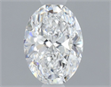 Diamante Natural 0.60 quilates, Ovalado , Color E, claridad VS1 y certificado GIA