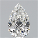 Natural Diamond 0.56 Carats, Pear with  Cut, F Color, VVS1 Clarity and Certified by GIA
