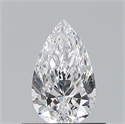 Natural Diamond 0.51 Carats, Pear with  Cut, D Color, VS1 Clarity and Certified by GIA