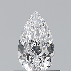 Picture of Natural Diamond 0.51 Carats, Pear with  Cut, D Color, VS1 Clarity and Certified by GIA