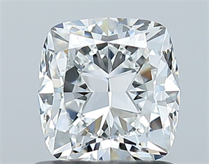 Foto Diamante Natural 1.00 quilates, Del cojín , Color F, claridad VS2 y certificado GIA de