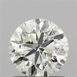 Picture of Natural Diamond 0.90 Carats, Round with Very Good Cut, J Color, VS2 Clarity and Certified by IGI