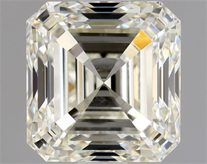 Picture of Natural Diamond 1.51 Carats, Asscher with  Cut, L Color, VS2 Clarity and Certified by GIA