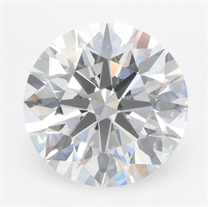 Picture of Lab Grown Diamond 4.07 Carats, Round with Ideal Cut, D Color, VVS1 Clarity and Certified by IGI