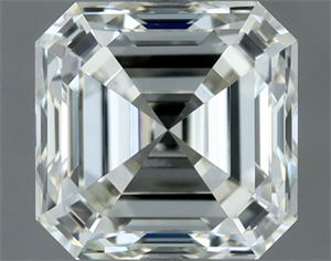 Picture of Natural Diamond 1.00 Carats, Asscher with  Cut, J Color, VVS2 Clarity and Certified by IGI