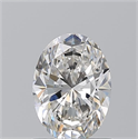 Natural Diamond 1.01 Carats, Oval with  Cut, H Color, VS1 Clarity and Certified by GIA