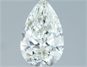 Natural Diamond 0.70 Carats, Pear with  Cut, H Color, IF Clarity and Certified by IGI