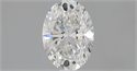 Natural Diamond 1.01 Carats, Oval with  Cut, F Color, VVS1 Clarity and Certified by GIA