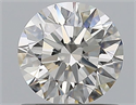 Natural Diamond 0.90 Carats, Round with Excellent Cut, I Color, VVS1 Clarity and Certified by GIA