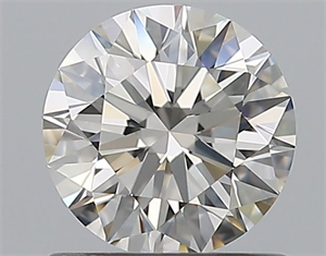 Picture of Natural Diamond 0.90 Carats, Round with Excellent Cut, I Color, VVS1 Clarity and Certified by GIA
