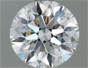Natural Diamond 1.02 Carats, Round with Excellent Cut, I Color, VS2 Clarity and Certified by GIA
