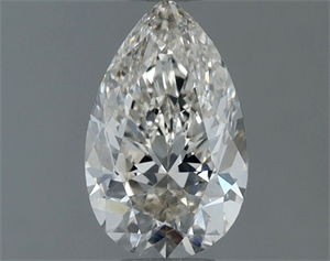 Picture of Natural Diamond 0.70 Carats, Pear with  Cut, K Color, VS2 Clarity and Certified by GIA