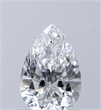 Diamante Natural 0.40 quilates, De pera , Color D, claridad VS1 y certificado GIA