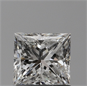 Natural Diamond 1.01 Carats, Princess with  Cut, G Color, VVS1 Clarity and Certified by GIA