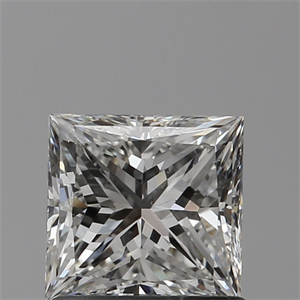 Picture of Natural Diamond 1.01 Carats, Princess with  Cut, G Color, VVS1 Clarity and Certified by GIA