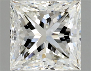 Picture of Natural Diamond 1.01 Carats, Princess with  Cut, H Color, VVS1 Clarity and Certified by GIA