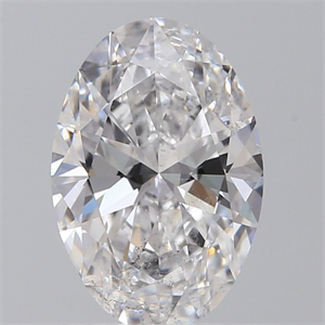 Foto Diamante Natural 1.01 quilates, Ovalado , Color D, claridad SI2 y certificado GIA de
