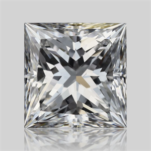 Picture of Natural Diamond 0.70 Carats, Princess with  Cut, D Color, SI2 Clarity and Certified by GIA
