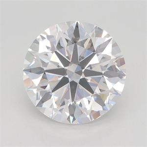 Picture of Lab Grown Diamond 5.01 Carats, Round with Ideal Cut, G Color, VVS2 Clarity and Certified by IGI