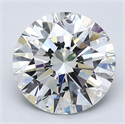 Natural Diamond 2.05 Carats, Round with Excellent Cut, I Color, SI2 Clarity and Certified by GIA
