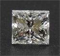 Natural Diamond 0.71 Carats, Princess with  Cut, D Color, VS2 Clarity and Certified by GIA