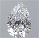 Diamante Natural 3.01 quilates, De pera , Color D, claridad SI2 y certificado GIA