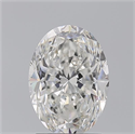 Natural Diamond 2.21 Carats, Oval with  Cut, G Color, SI1 Clarity and Certified by GIA