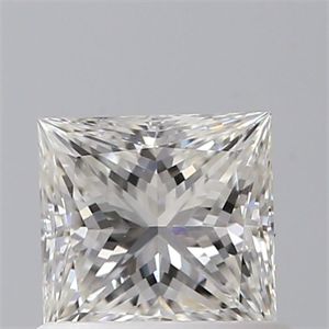 Picture of Natural Diamond 0.73 Carats, Princess with  Cut, G Color, VS1 Clarity and Certified by GIA