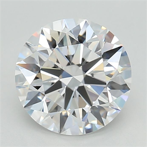 Picture of Lab Grown Diamond 3.01 Carats, Round with Excellent Cut, D Color, VVS1 Clarity and Certified by GIA