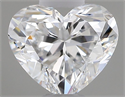Natural Diamond 0.51 Carats, Heart with  Cut, E Color, SI2 Clarity and Certified by GIA