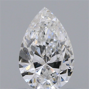 Picture of Natural Diamond 0.41 Carats, Pear with  Cut, E Color, VS1 Clarity and Certified by GIA