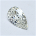 Diamante Natural 1.50 quilates, De pera , Color I, claridad SI2 y certificado GIA