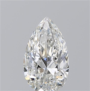 Picture of Natural Diamond 0.50 Carats, Pear with  Cut, G Color, VS2 Clarity and Certified by GIA