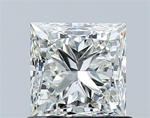 Picture of Natural Diamond 1.00 Carats, Princess with  Cut, I Color, VVS2 Clarity and Certified by GIA