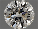 Natural Diamond 0.77 Carats, Round with Excellent Cut, G Color, IF Clarity and Certified by IGI