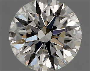 Picture of Natural Diamond 0.77 Carats, Round with Excellent Cut, G Color, IF Clarity and Certified by IGI