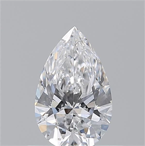 Picture of Natural Diamond 0.50 Carats, Pear with  Cut, D Color, VS2 Clarity and Certified by GIA
