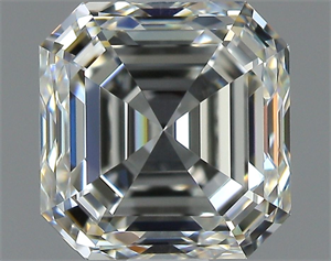 Picture of Natural Diamond 1.18 Carats, Asscher with  Cut, H Color, VVS1 Clarity and Certified by GIA