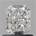 Natural Diamond 0.70 Carats, Radiant with  Cut, F Color, IF Clarity and Certified by GIA