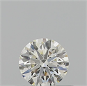 Natural Diamond 0.40 Carats, Round with Excellent Cut, K Color, VVS1 Clarity and Certified by GIA