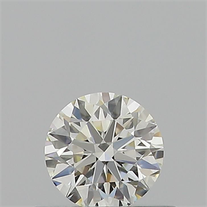 Picture of Natural Diamond 0.40 Carats, Round with Excellent Cut, K Color, VVS1 Clarity and Certified by GIA