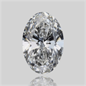 Natural Diamond 0.33 Carats, Oval with  Cut, F Color, VS1 Clarity and Certified by GIA