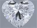 Natural Diamond 0.33 Carats, Heart with  Cut, E Color, VS1 Clarity and Certified by GIA
