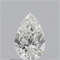 Natural Diamond 0.50 Carats, Pear with  Cut, G Color, VS1 Clarity and Certified by GIA