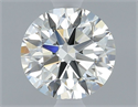 Diamante Natural 0.50 quilates, Redondo , Color J, claridad IF y certificado GIA