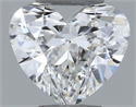 Natural Diamond 0.30 Carats, Heart with  Cut, F Color, VS2 Clarity and Certified by GIA