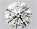Diamante Natural 0.50 quilates, Redondo , Color H, claridad VVS1 y certificado GIA