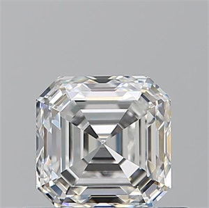 Picture of Natural Diamond 0.70 Carats, Asscher with  Cut, G Color, VVS1 Clarity and Certified by GIA