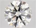 Natural Diamond 3.00 Carats, Round with Excellent Cut, H Color, VVS1 Clarity and Certified by GIA