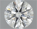 Diamante Natural 0.58 quilates, Redondo , Color I, claridad VS2 y certificado GIA